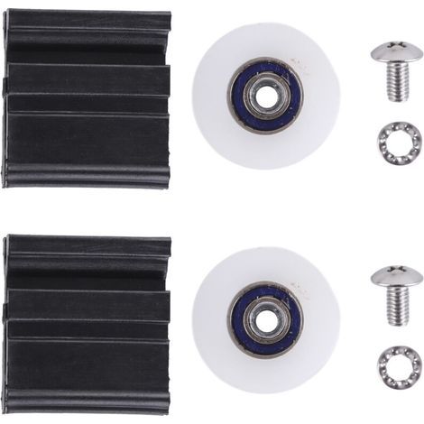 Kit de roulettes de porte de serre haut de gamme - Roues de rechange, pièces et quincaillerie pour hall d'entrée - Accessoires de haute qualité pour portes coulissantes sans effort (1/5)