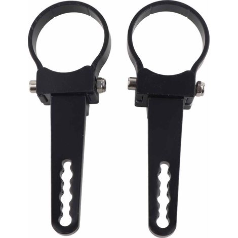 Morsetti in alluminio da 2 pollici per camion e SUV per il montaggio di roll-bar con strisce luminose a LED