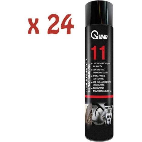 24 bombolette spray lucida cruscotti senza silicone per auto 600 ml Vmd 11