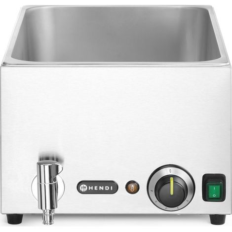 HENDI Bain-Marie Ranger mit Ablasshahn, GN 1/1, 230V/1000W, 576x334x(H)241mm (1/2)