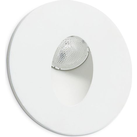Empotrable pared LIGUR Round IP44 LED SMD 3W 160lm(160lm) CRI80 3000K Blanco (1/3)