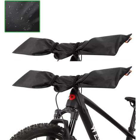 Housse de protection anti-pluie pour guidon de vélo électrique - Protection contre l'humidité, la poussière, la saleté, etc. (1/4)