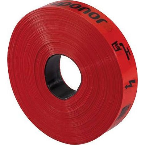 Ecoflex Trassenwarnband, rot 40mm x 30m