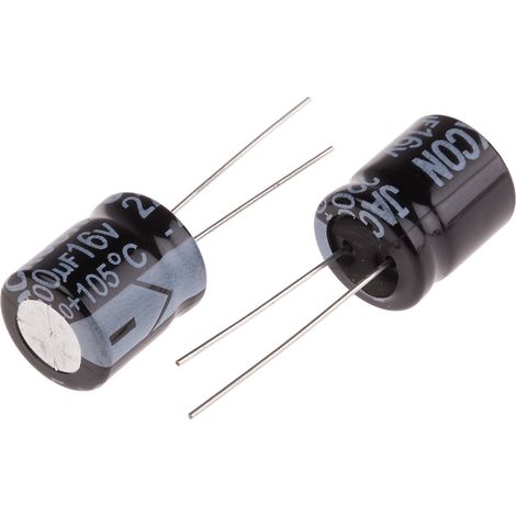 Condensateur RS PRO 2200µF, 16V c.c.