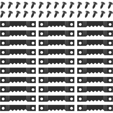 30 ganchos para colgar cuadros, fijaciones para marcos, colgadores de pared para marcos de fotos, pósteres, pinturas, relojes de pared, obras de arte y decoración del hogar.