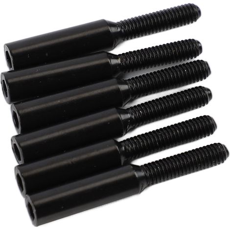 6-teiliges Set aus runden Sechskantschrauben aus Metall für E-Gitarren und Tremolosysteme (1/5)