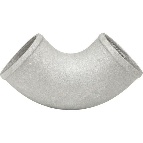Jeffergarden Tuyau coudé d'admission Turbo, 2,25 pouces de diamètre extérieur, en fonte d'aluminium, refroidisseur intermédiaire à 90 degrés, Tube à courbure serré pour voitures-DOU