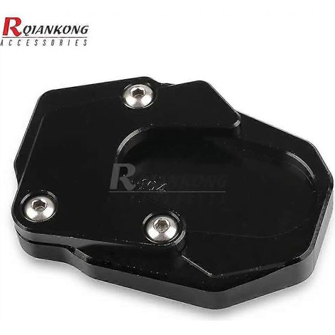 CNC-Fräse für Motorrad-Seitenständer (vergrößerte Auflagefläche) für SUZUKI V-STROM 1000/1000XT/1050/1050XT VSTROM DL1000 DL1050 XT – Schwarz