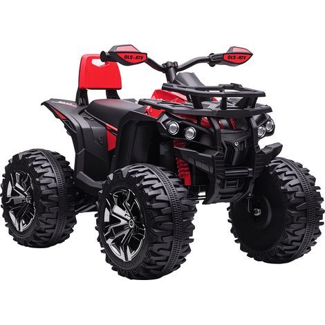 Elektrisches Quad für Kinder, 3-8 km/h, 45 Minuten Akkulaufzeit, LED-Scheinwerfer, USB-Audioplayer, Geländefahrzeug für 3- bis 5-Jährige
