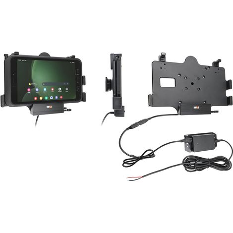 Brodit Supporto per dispositivi 713387, Made in Sweden, con funzione di ricarica de per smartphone - Samsung Galaxy Tab Active 3 SM-T570/SM-T575, Galaxy Tab Active 5 SM-X300/SM-X306B