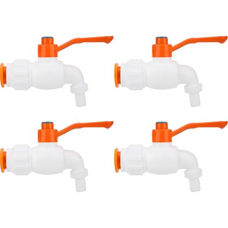 4 adaptateurs de tuyau d'eau en plastique PPR de 20 mm, raccords rapides pour robinet d'eau (1/5)