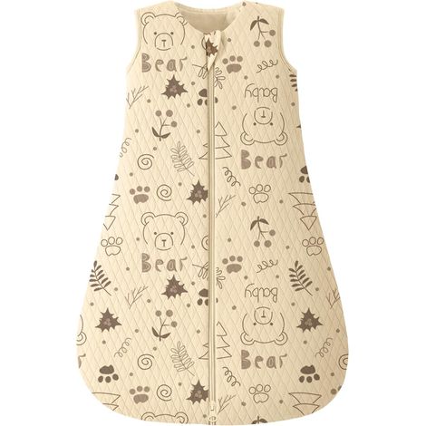 Gigoteuse d'hiver pour Bébé Coton 2.5 TOG Sac de Couchage Chaud Gigoteuse Naissance Hiver Fermeture éclair pour Nouveau-né Garçons Filles (1/5)