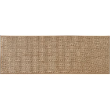 Tapis Cuisine - Antidérapant Caoutchouc - Lin Brun - Pour Evier - 44 x 120 cm (1/5)