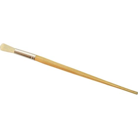 Pinsel stein pinceau rond manche bois bande étain nº 8 langlebig ergonomisch