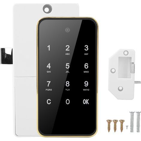 Elektronisches Zahlenschloss, intelligenter digitaler Touchscreen, schlüssellos für SaunaGold-Aktenschrank (1/5)