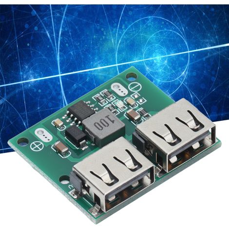 Chargeur DC-DC double sortie USB 9V 12V 24V vers 5.2V 3A module régulateur de charge (1/5)