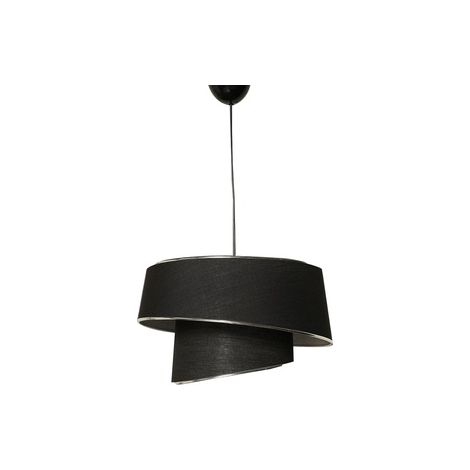Lámpara de techo con Estructura de metal color Plata
Negro