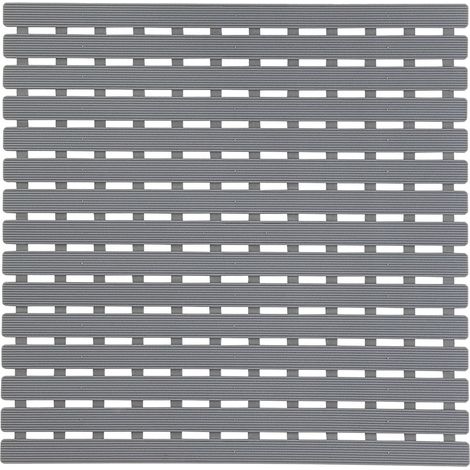 PEDANA DOCCIA PLASTICA E GOMMA ANTISCIVOLO GRIGIO 54X54 CM (1/3)