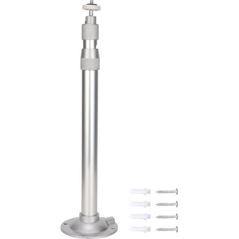 Supporto a soffitto per proiettore, supporto a parete universale regolabile a 360°, capacità di carico 5 kg, con interfaccia filettata da 1/4 di pollice. (1/4)