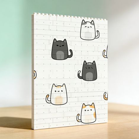 Cadre photo en blocs à construire, cadeaux pour anniversaire et Saint-Valentin (1/5)