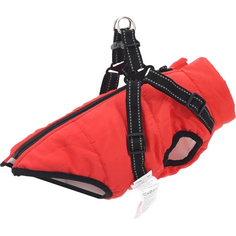 Dog Coat Red L36 vidaXL
