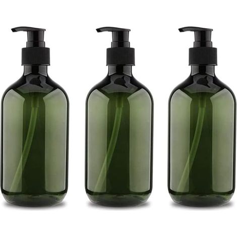 3 Pack 5ml Pump Bottles, Shampoo Bottle, Refillable Liquid Dispenser Bottle, Refillable Empty Pump Bottle, Refillable Empty Soap Pump Bottle (1/5)