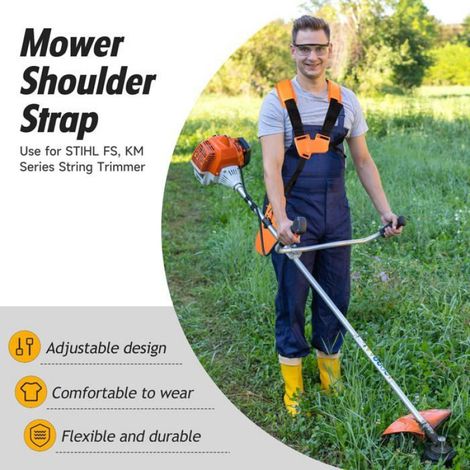 Harnais Débroussailleuse - Compatible avec Débroussailleuses Tronçonneuses et Tondeuses à Gazon - Réglable Ergonomique - Pour Utilisation Jardin Professionnelle ou Domestique - 1 Pièce (1/5)