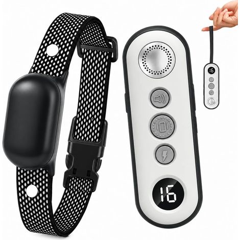 Collier Dressage Electrique Chien Portée 1200m, Collier Anti-Aboiement
