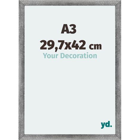 yd. - Cadre photo A3 29.7x42 - Gris Patine - MDF - Mura