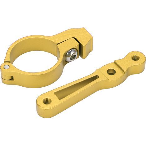 Fahrrad-Flaschenhalteradapter, aus Aluminiumlegierung, Sattelstützenbefestigung, goldfarben (1/5)