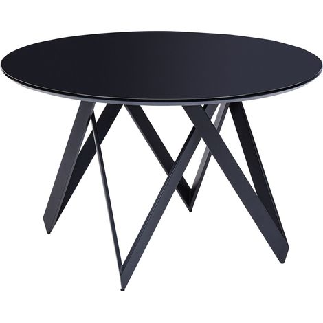 Esstisch OXHILL Schwarz 120 cm 120 cm