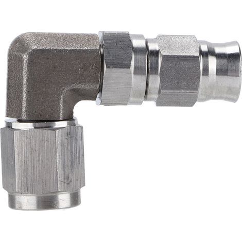 Raccordo per tubo flessibile, raccordo AN3 a 90 gradi per turbocompressore, raccordo per tubo flessibile in acciaio inossidabile per auto (1/5)