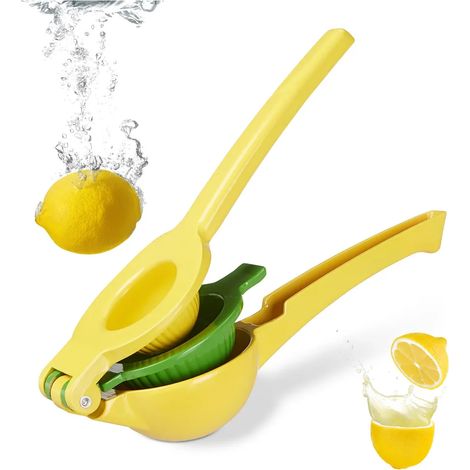 Presse-citron manuel, presse-fruits stable à double usage (convient aux citrons et autres fruits). (1/4)