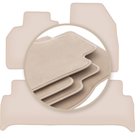Tapis de sol beiges PREMIUM pour : Renault Grand Scenic III monospace 2009-2016 (1/5)