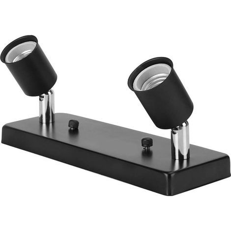 Élégant support de lampe E27 avec base tournante rectangulaire accessoires de bricolage pour plafonnier applique murale plafonniers(3) (1/5)