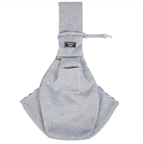 Sac de transport pour chien et chat, bandoulière confortable pour animaux de compagnie, sac en tissu respirant pour promenade et voyage (1/4)