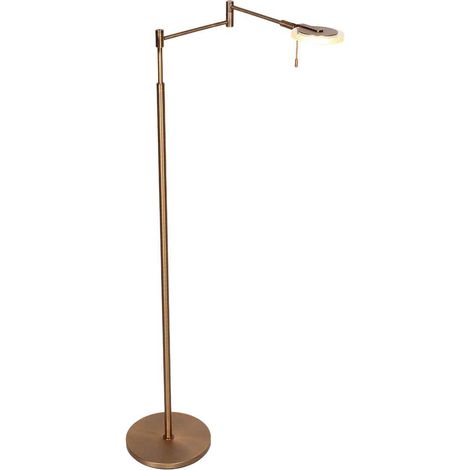 Steinhauer - lampada da terra - Turound - bronzo - vetro metallo (1/4)