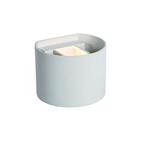 Lucide AXI - Faretto da parete per bagno, LED, 1 x 6 W, 2700 K, IP54, colore: Bianco (1/4)