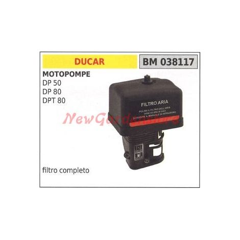 Filtro aria DUCAR per motopompa DP 50 80 DPT 80 038117