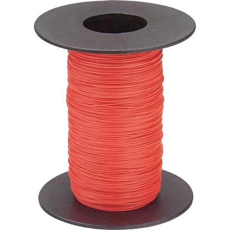 Donau Elektronik Cable rojo 1 x 0,04 mm² 100 metros
