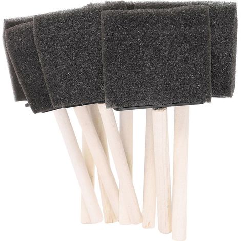 Kit de 16 brosses éponges noires pour enfants, motif graffiti, pour le nettoyage (1/5)