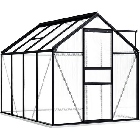 Serra con Telaio Base Antracite 4,75 m² in Alluminio vidaXL (1/5)