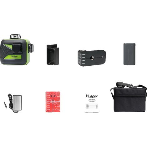 Livella laser, allineamento a 360°, tecnologia autolivellante, SET 2 (1/2)