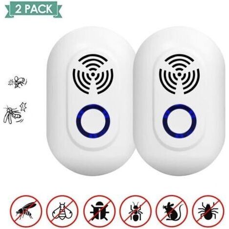 Répulsif Souris et Rats Ultrasons - Appareil Electronique Contre Rongeurs, Insectes, Cafards, Nuisibles, Ecologique, Naturel, Bio, Contre Rongeurs, Loir, Belette, Grenier (Packs) (1/5)