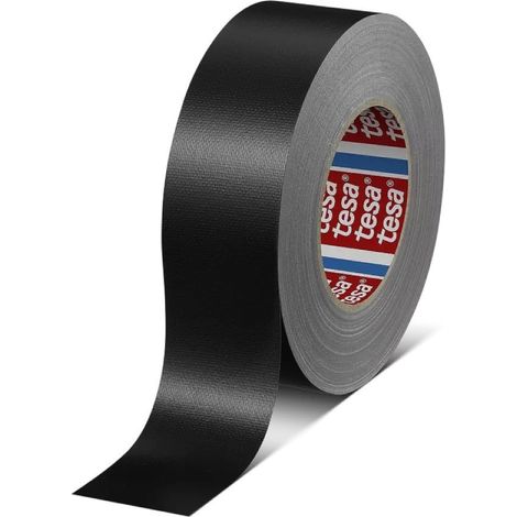 Ruban adhésif toilé Tesa 4688 en Toile PE Noir 50m x 50mm x 0.26mm ( Prix pour 1 ) (1/5)