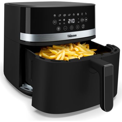Friteuse à air numérique Tristar FR‑9418 – 8 L, 2000 W, écran tactile LED, cuisson rapide et sans huile (1/4)