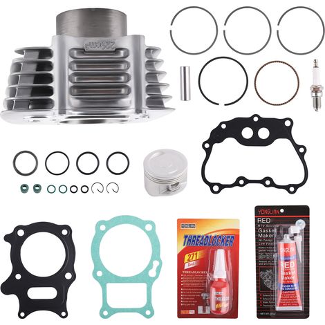 Cylinder Piston Gasket Kit Fits for Honda TRX250 Recon TE TM TRX250 EX X97-20 UK (1/5)
