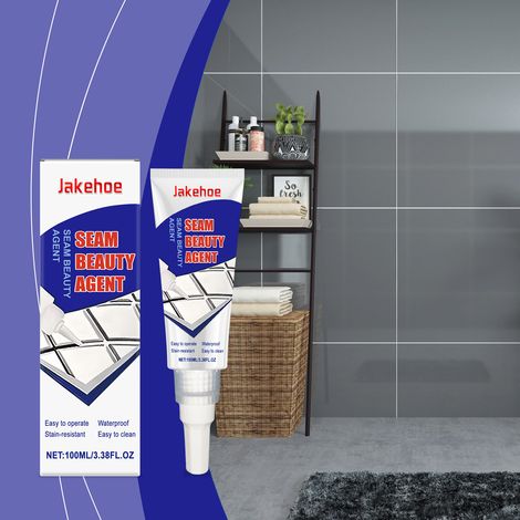 Fugenmörtel für Fliesen im Haushalt, Küche, WC-Bereich, wasserdicht und schimmelresistent – 100 ml -- BIEMMEDUE (1/5)