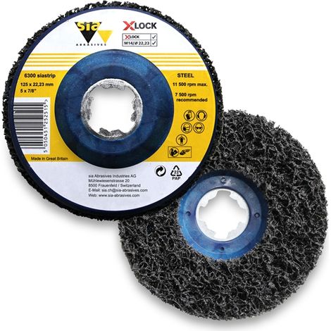 Bosch X-LOCK Fächerschleifscheibe 6300 siastrip 125mm, Ausführung: extra coarse (1/4)