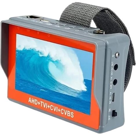 IV8W-L 8MP 4K testeur de vidéosurveillance caméra de sécurité Moniteur 5 Pouces for 4 en 1 TVI AHD CVI testeur de caméra de sécurité analogique Test vidéo(CCTV Tester IV5) (1/5)